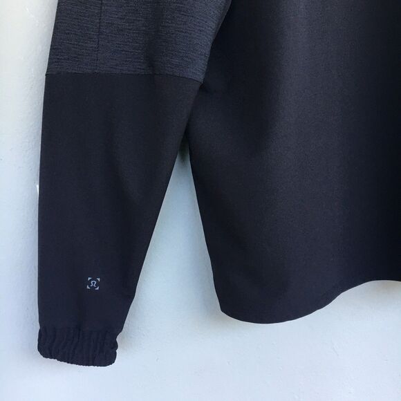 Lululemon Zip Up Track Jacket Men XXL Black License to Train Athletic Run Gym - Picture 14 of 16